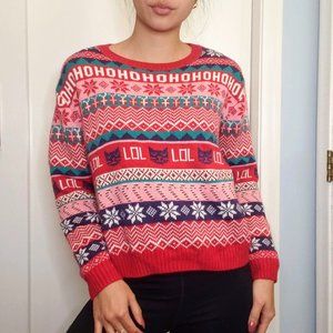 H&M Ugly Christmas Sweater with Cats